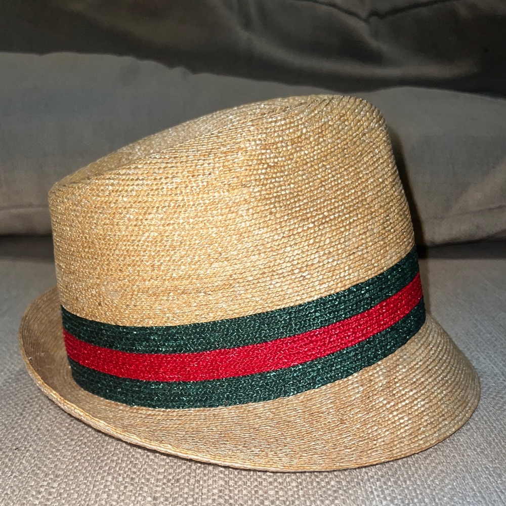 Gucci raffia fedora
